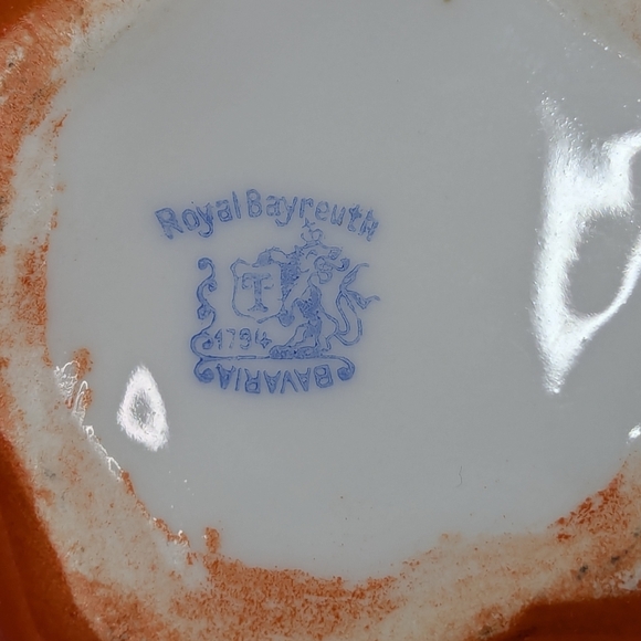 Antique 1910s Royal Bayreuth Porcelain Tomato/Pepper Trinket Box Collectible Red - Picture 3 of 10